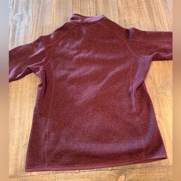 Patagonia 1/4 Zip Fleece Better Sweater 25542 Burgundy Red Size Large - Picture 6 of 12